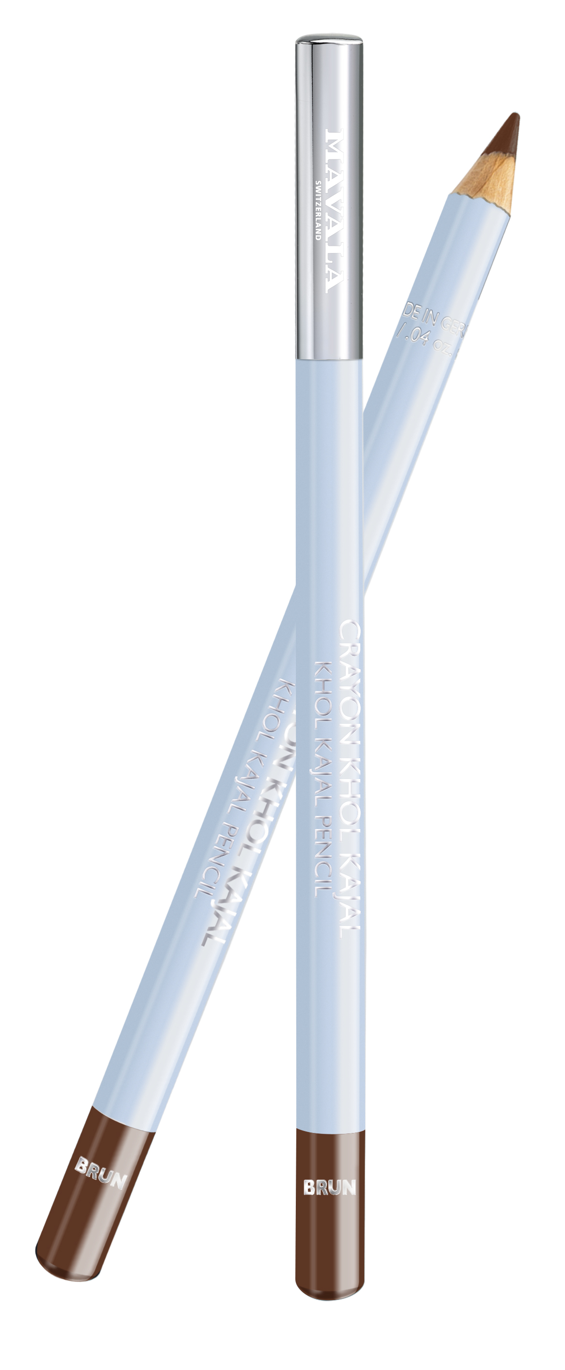 KHÔL KAJAL - Stift  - brun (braun)  - Augenkontur-Stift für einen strahlend schönen Blick   - Vegan